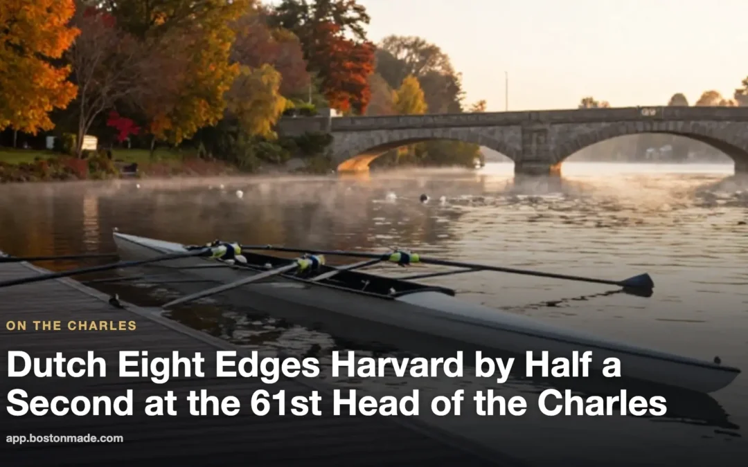 Dutch Eight Edges Harvard by Half a Second at the 61st Head of the Charles